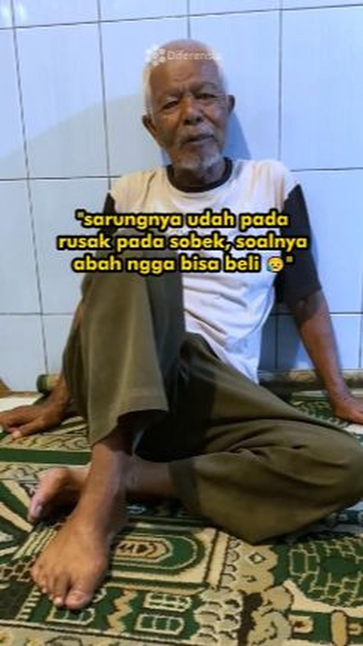 "Ya Allah babeh 🥺, sehat selalu ya beh, semoga banyak orang baik yang bantu babeh," tulisnya dalam kolom komentar.<br>