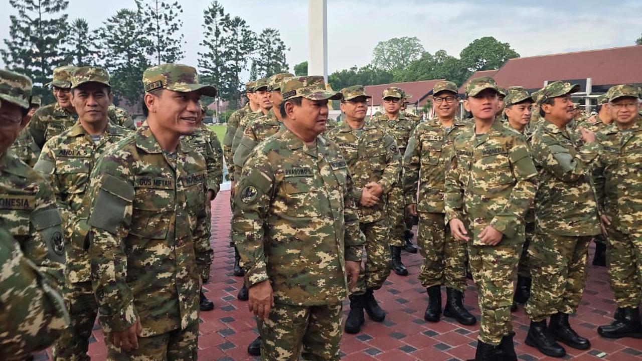Hari Pertama Ospek Menteri Prabowo di Akmil Magelang