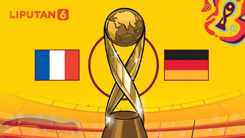 Banner Infografis Final Piala Dunia U-17 2023 Prancis vs Jerman