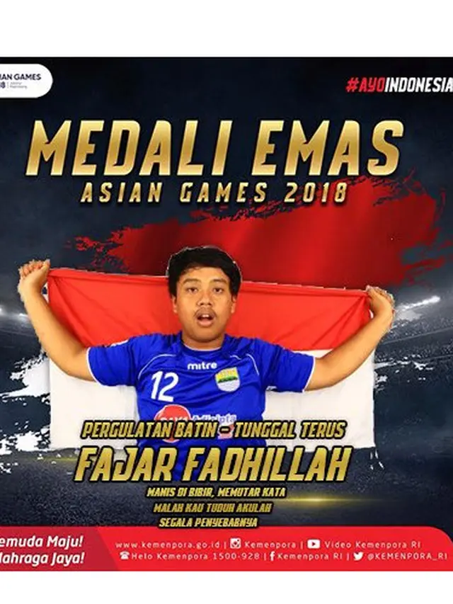 Kelewat Kreatif, Begini Aksi Warganet Ikut-Ikutan Menang Medali Emas Asian Games