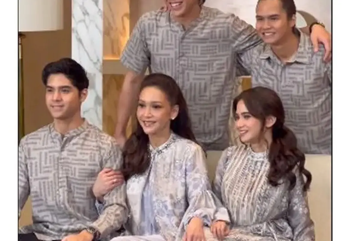 Potret Maia Estianty bersama Al El Dul dan Tissa Biani (Sumber: Instagram/@tissabiani)