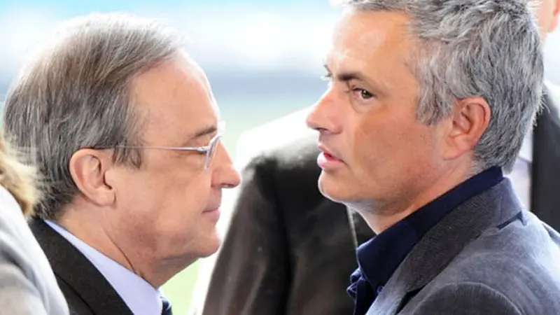 Jose Mourinho dan Florentino Perez