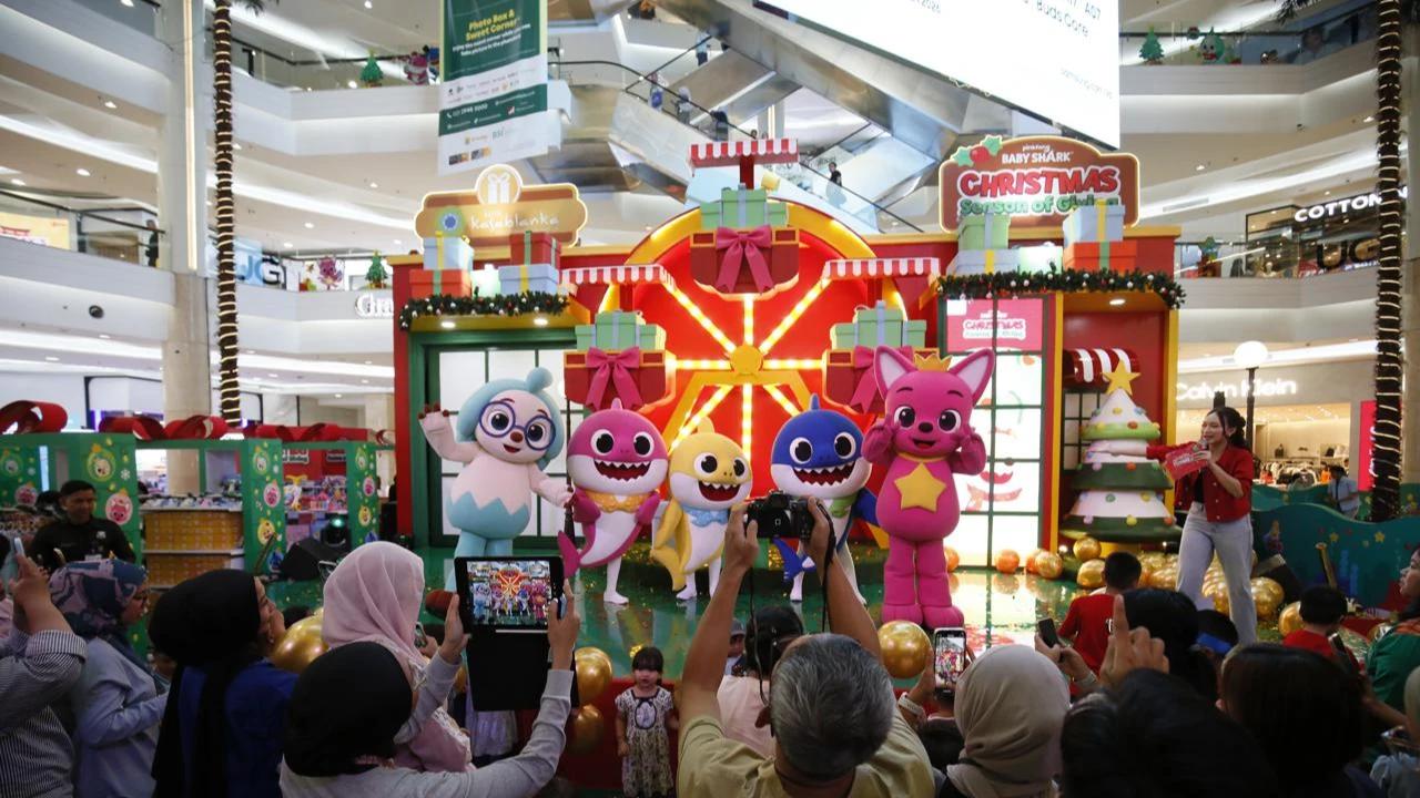 Pertama di Indonesia, Meet and Greet Pinkfong Baby Shark Spesial Natal & Tahun Baru Hadir di Kota Kasablanka