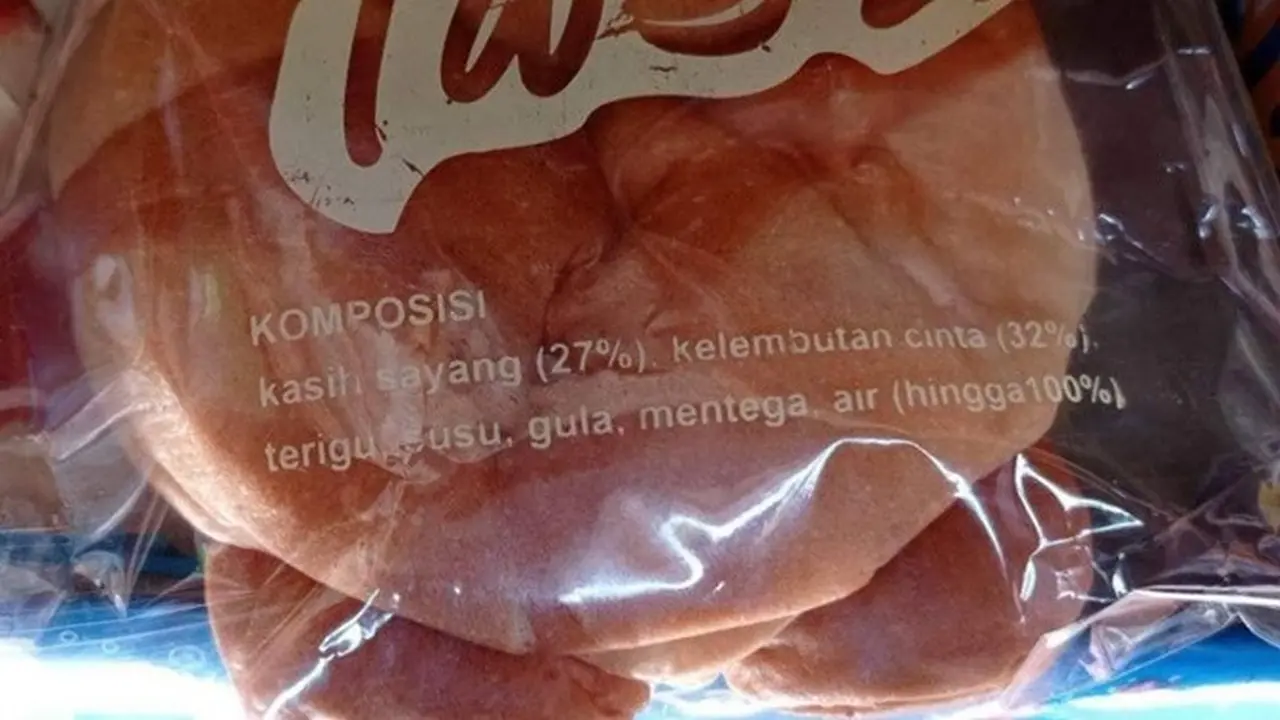 6 Tulisan Kocak di Komposisi Makanan Ini Bikin Tepuk Jidat