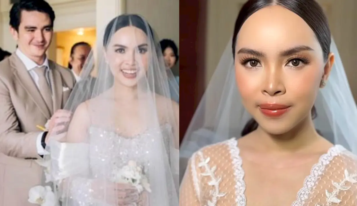 <p>Di hari pemberkatannya, Marcella Michelle tampil dengan clean makeup look untuk enhancing kecantikan wajah alami dari istri Christ Laurent tersebut. [@minarbeauty]</p>