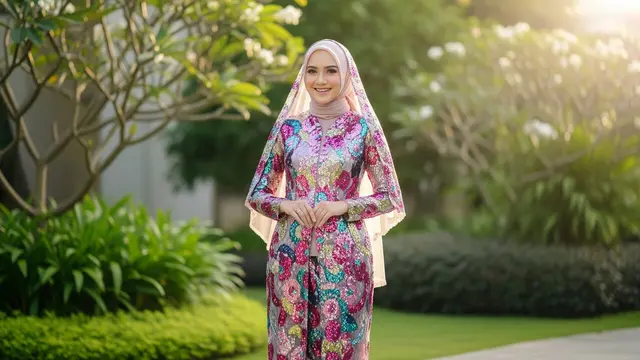 Gamis Serba Payet Tampil Mewah dan Elegan