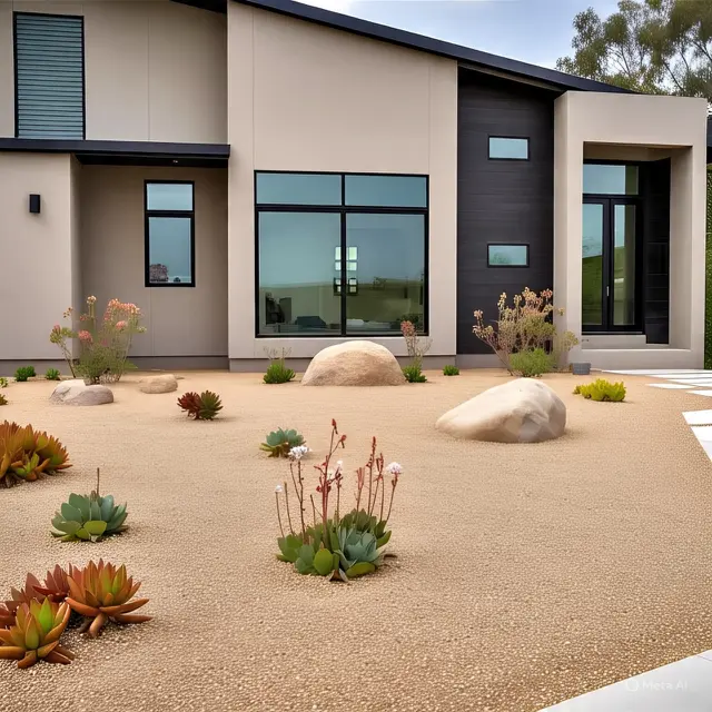 Model Taman Batu Kerikil