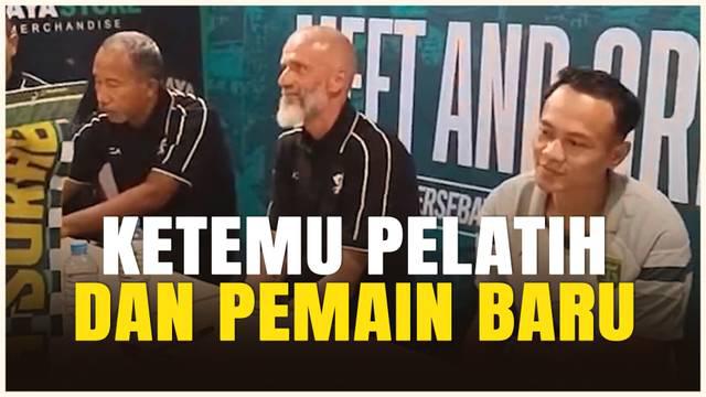 Persebaya menggelar meet and greet di Persebaya Store Komplek, Surabaya, Rabu (18/6/2025) sore. Acara ini bertepatan dengan hari ulang tahun klub yang berusia 98 tahun.