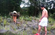 Gaya Manny Pacquiao syuting iklan jamu di kaki Gunung Merapi