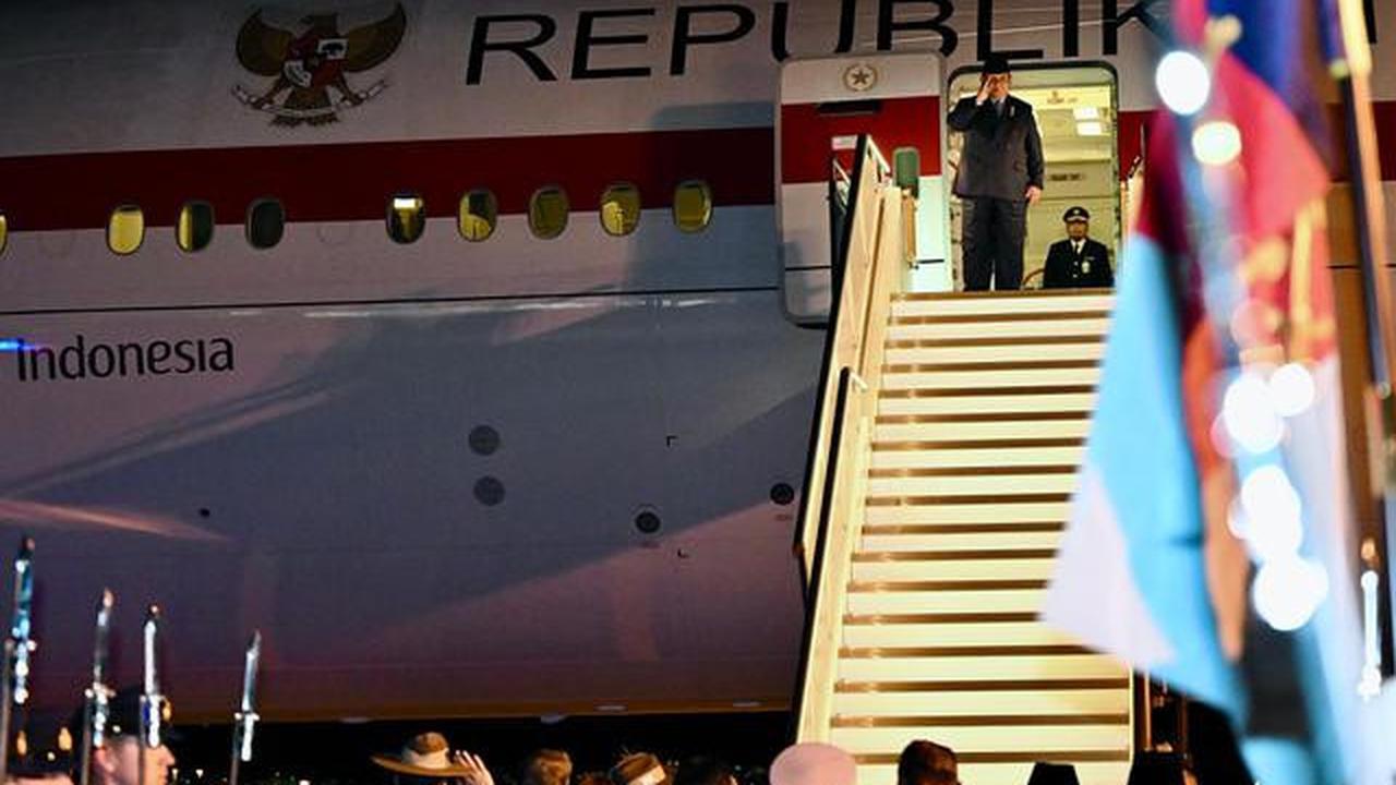 Dikawal Para Pejabat Penting Australia, Prabowo Bertolak Kembali ke Tanah Air