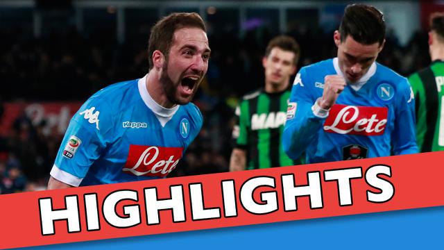Napoli 3-1 Sassuolo, Higuain Tambah Koleksi 2 Gol