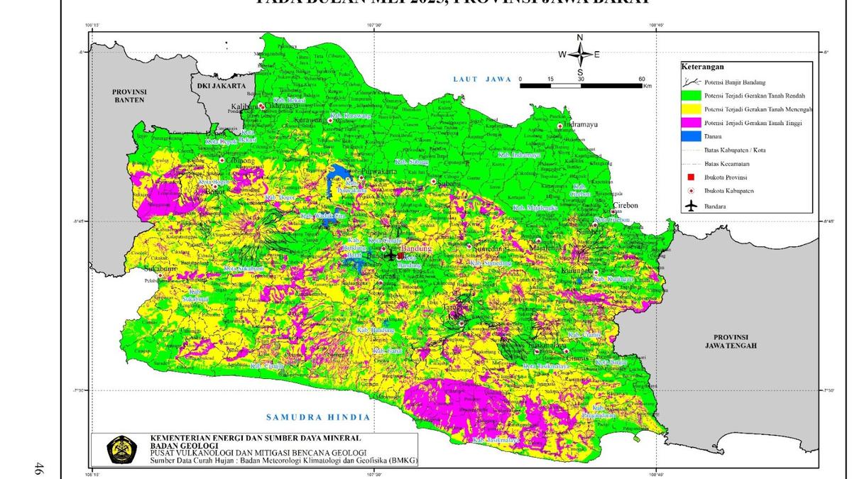 Badan Geologi Sebut 4 Pemicu Gerakan Tanah di Cirebon