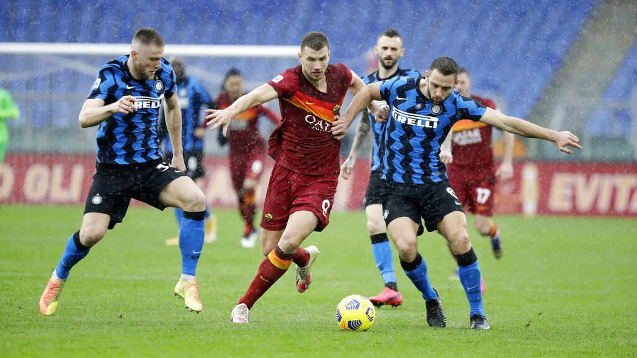 FOTO: Ditahan Imbang AS Roma, Inter Milan Semakin Berjarak dengan AC Milan