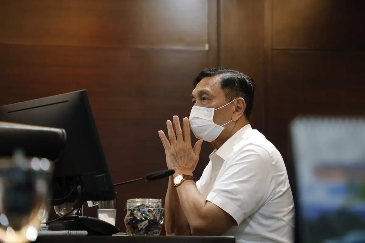 Menteri Koordinator Bidang Kemaritiman dan Investasi Luhut B. Pandjaitan
