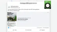 Cek Fakta: Tidak Benar Link Cek Status Penerima BSU 2026 Via Kemnaker dan BPJS Ketenagakerjaan