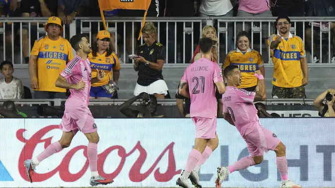 Hasil Inter Miami vs Tigres: Skor 2-1