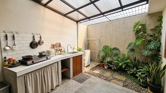 9 Desain Dapur Terbuka untuk Rumah Tipe 36, Hemat Ruang dan Tetap Nyaman
