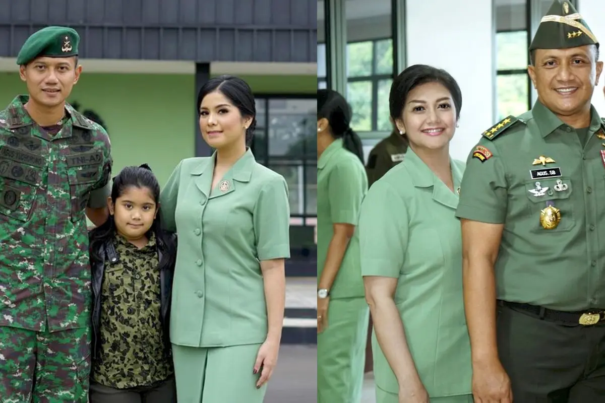 6 Adu Gaya Artis Pakai Seragam Persit, Ayu Ting Ting Segera Nyusul