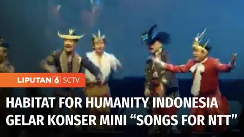 VIDEO: Organisasi Nonprofit Habitat for Humanity Indonesia Gelar Konser Mini "Songs for NTT"