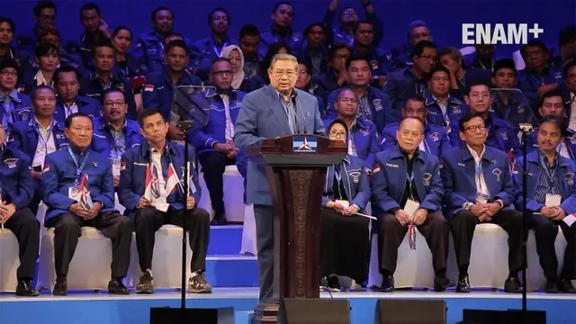 Ketua umum partai Demokrat Susilo Bambang Yudhoyono menyoroti tiga hal yakni keadilan, kebhinekaan dan kebebasan.