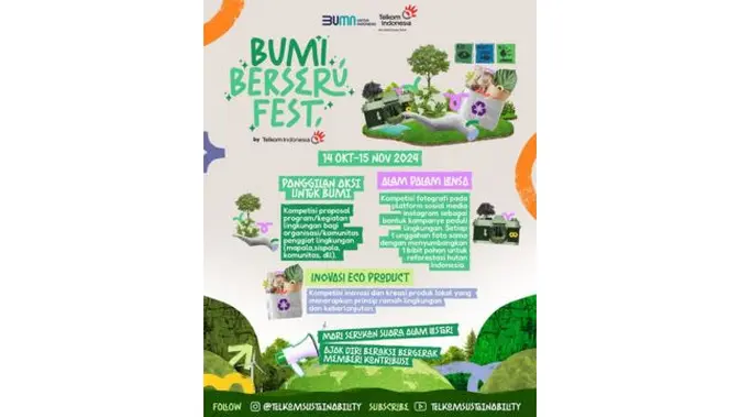Bumi Berseru: Telkom Gelar Kompetisi Kreatif untuk Penjaga Lingkungan