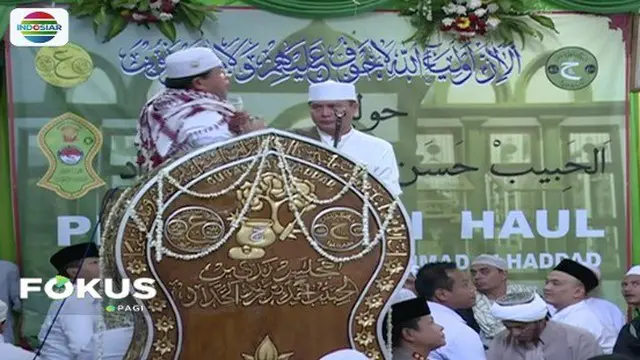 Capres Prabowo Subianto Hadiri Haul Mbah Priok