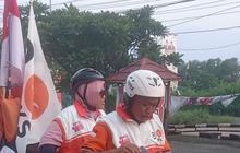 Bersepeda dari Yogyakarta, Pasutri Ini Ajak Masyarakat Hadiri Kampanye Akbar AMIN di JIS