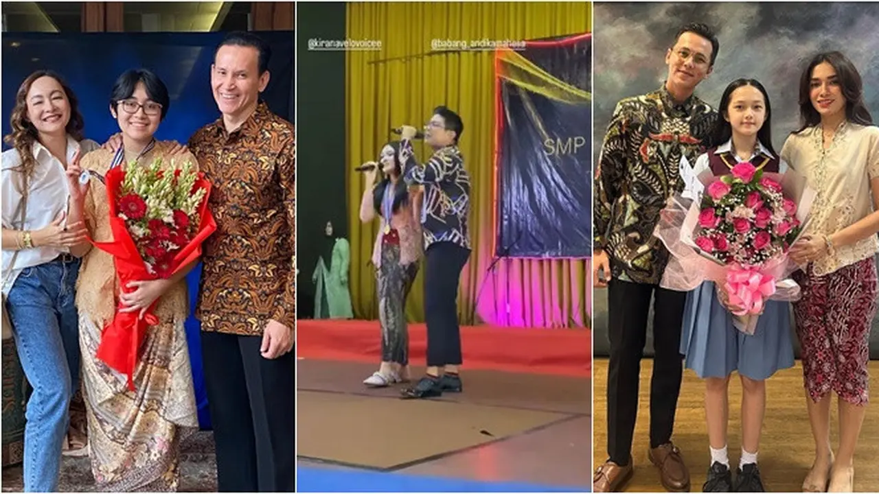 10 Potret Artis Hadiri Wisuda Kelulusan Sekolah Anak Tahun 2023, Curi Perhatian
