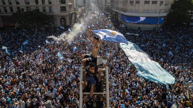 Lautan Manusia di Buenos Aires Rayakan Kemenangan Argentina pada Piala Dunia 2022