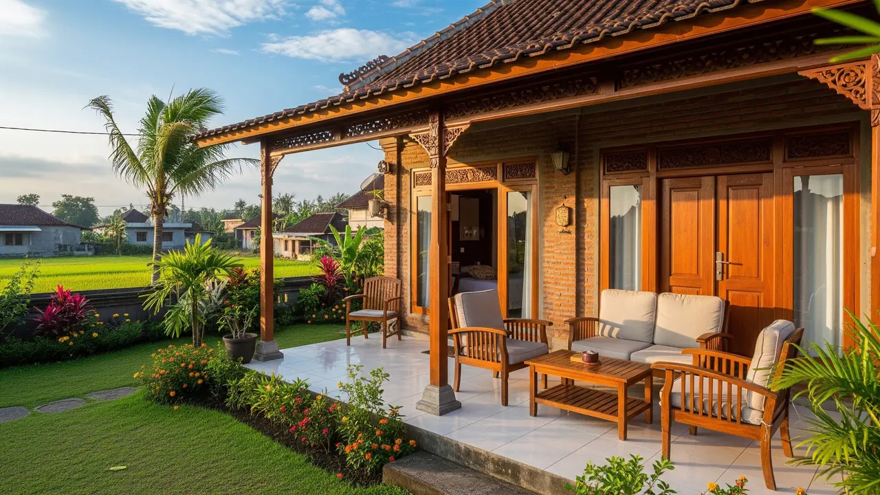 9 Rumah Desa Kombinasi Kayu dan Bata Estetik Cocok untuk Masa Pensiun Nyaman