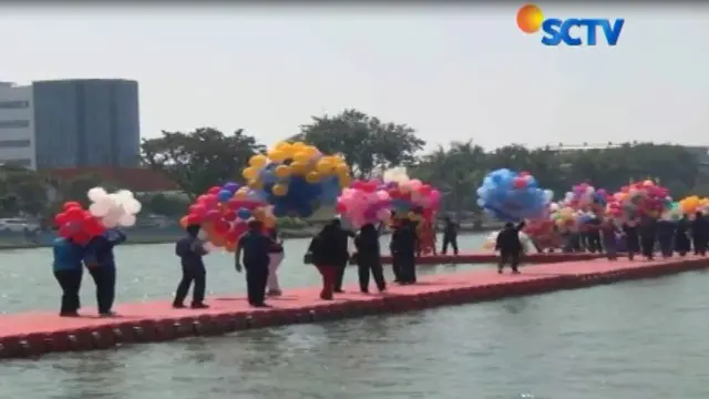 Pelepasan 5.500 balon di Danau Sunter ini juga dalam upaya menjadikan Danau Sunter sebagai destinasi wisata unggulan Jakarta.