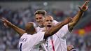 Rio Ferdianand sukses tiga kali menembus skuat Inggris untuk Piala Dunia yakni pada 1998, 2002 dan 2006. (AFP Photo/Yoshikazu Tsuno)