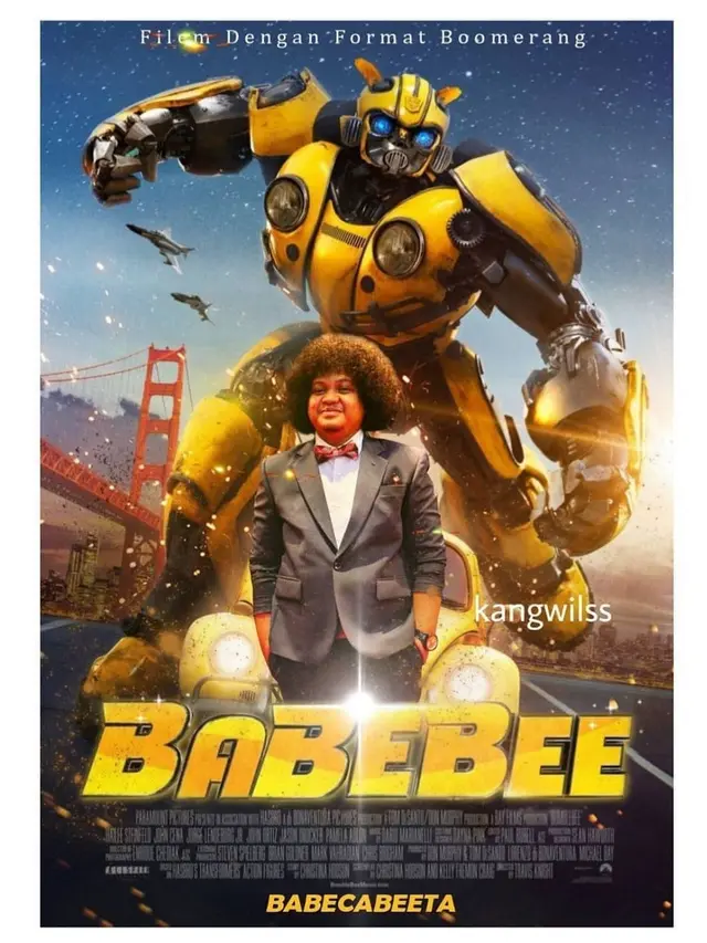 Potret Editan Babe Cabita Ala Poster Film Ini Bikin Ketawa Geli, Kocak Abis
