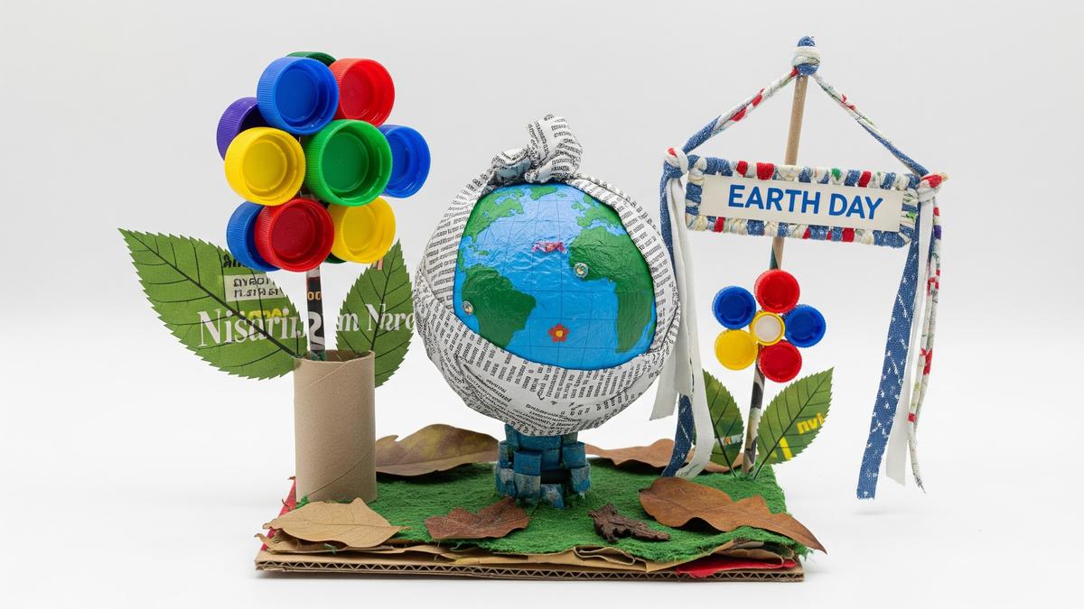 9 Kerajinan Tangan dari Bahan Daur Ulang untuk Peringati Hari Bumi, Ramah Lingkungan