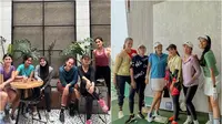 Pertemanan Sehat, Ini 6 Potret Geng Artis Olahraga Bareng