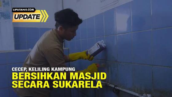 Cecep, Pemuda yang Keliling Kampung Bersihkan Masjid dengan Sukarela