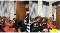 Potret Mahalini Bertemu Nenek Rizky Febian Mudik ke Cimahi. (Sumber: Instagram/matanya_lini)
