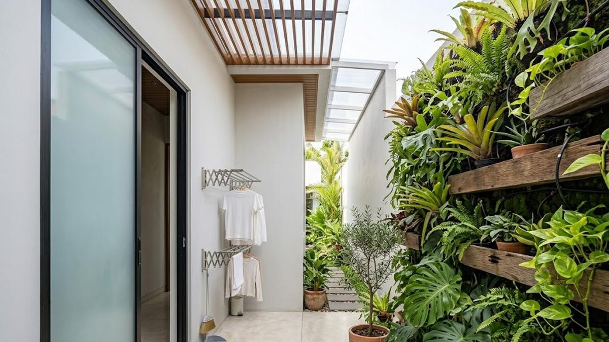 8 Desain Area Jemur Rumah Kampung yang Tetap Modern, Fungsional dan Estetik