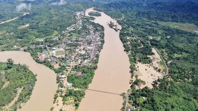 Banjir di Malinau Kaltara