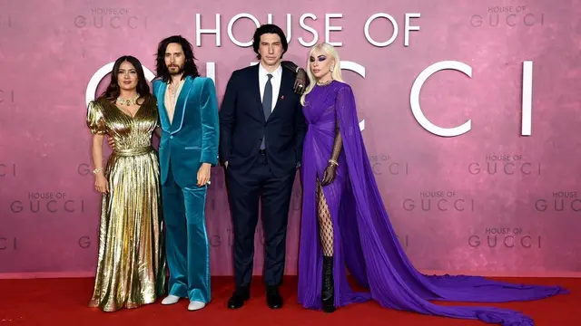 Penampilan Megah Lady Gaga dengan Gaun Terbaru Gucci di Premiere Film House of Gucci