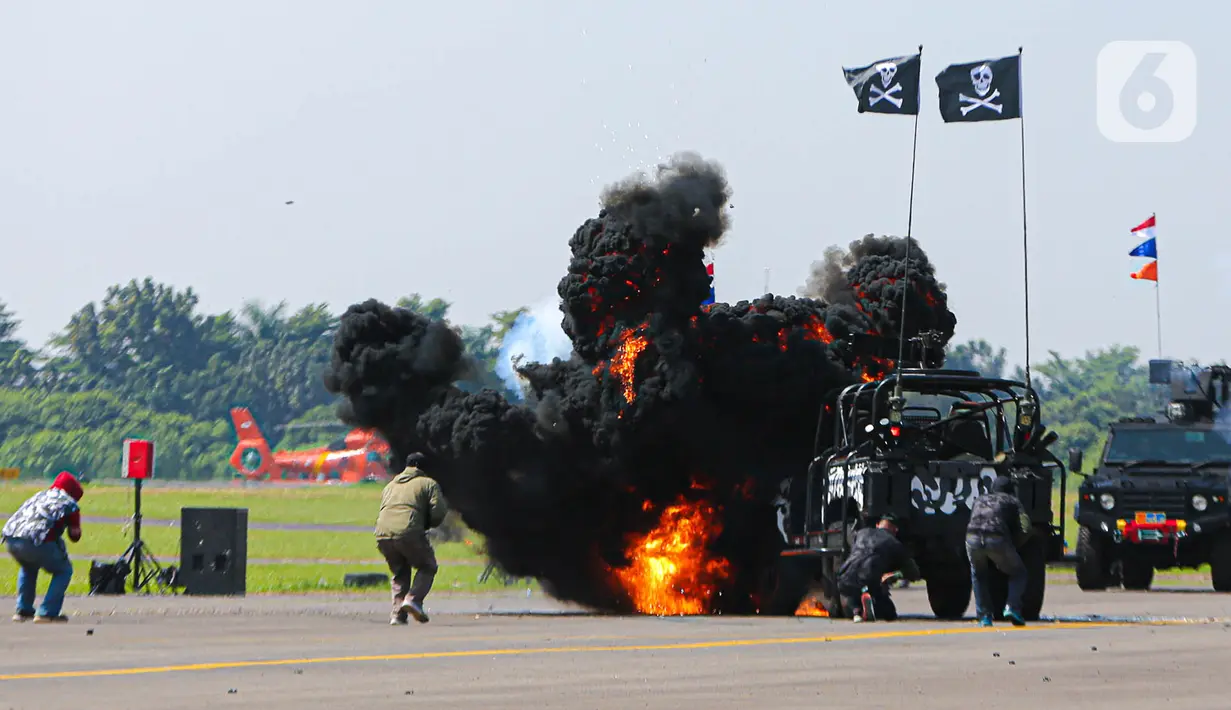 Ada 1.070 prajurit yang terdiri dari para penerbang dan ground crew yang akan melakukan demo udara. (Liputan6.com/Faizal Fanani)