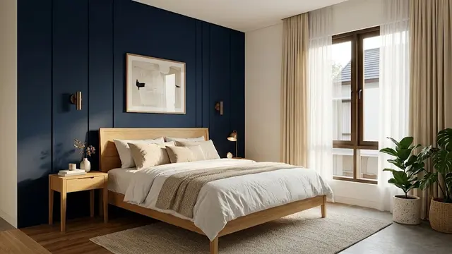 Kamar Tidur Navy Blue