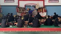 Pertunjukan kolaborasi rebana dan beduk (RnB) dengan wayang golek di Rupbasan Purbalingga, Jawa Tengah. (Foto: Liputan6.com/Kominfo Purbalingga)