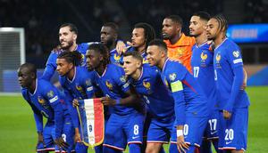 Starting XI Timnas Prancis pada laga melawan Ukraina di Kualifikasi Piala Dunia 2026 zona Eropa -&nbsp;AP Photo/Christophe Ena
