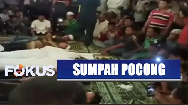 Dua orang di  Lampung Timur lakukan sumpah pocong karena bersengketa lahan.