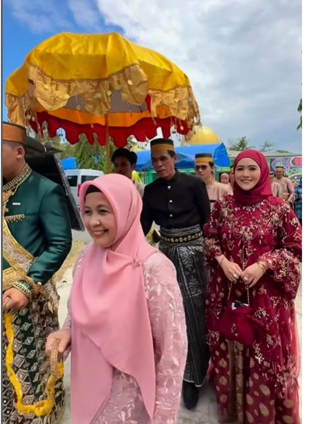 6 Potret Meggy Wulandari di Momen Pernikahan Anak Sambung, Kental Adat Bugis