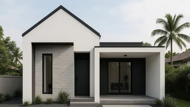 Desain Rumah Minimalis 7×9 Tren 2025 Favorit Generasi Muda/Ilustrasi AI