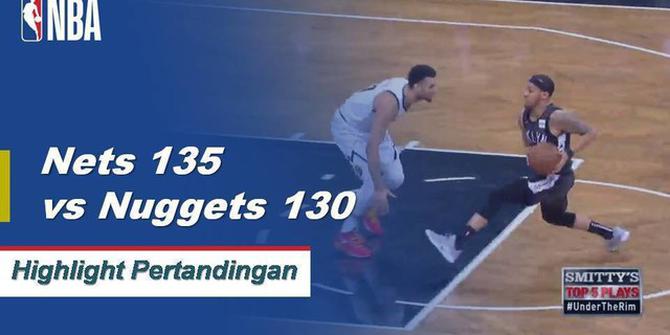 Cuplikan Pertandingan NBA : Nets 135 vs Nuggets 130