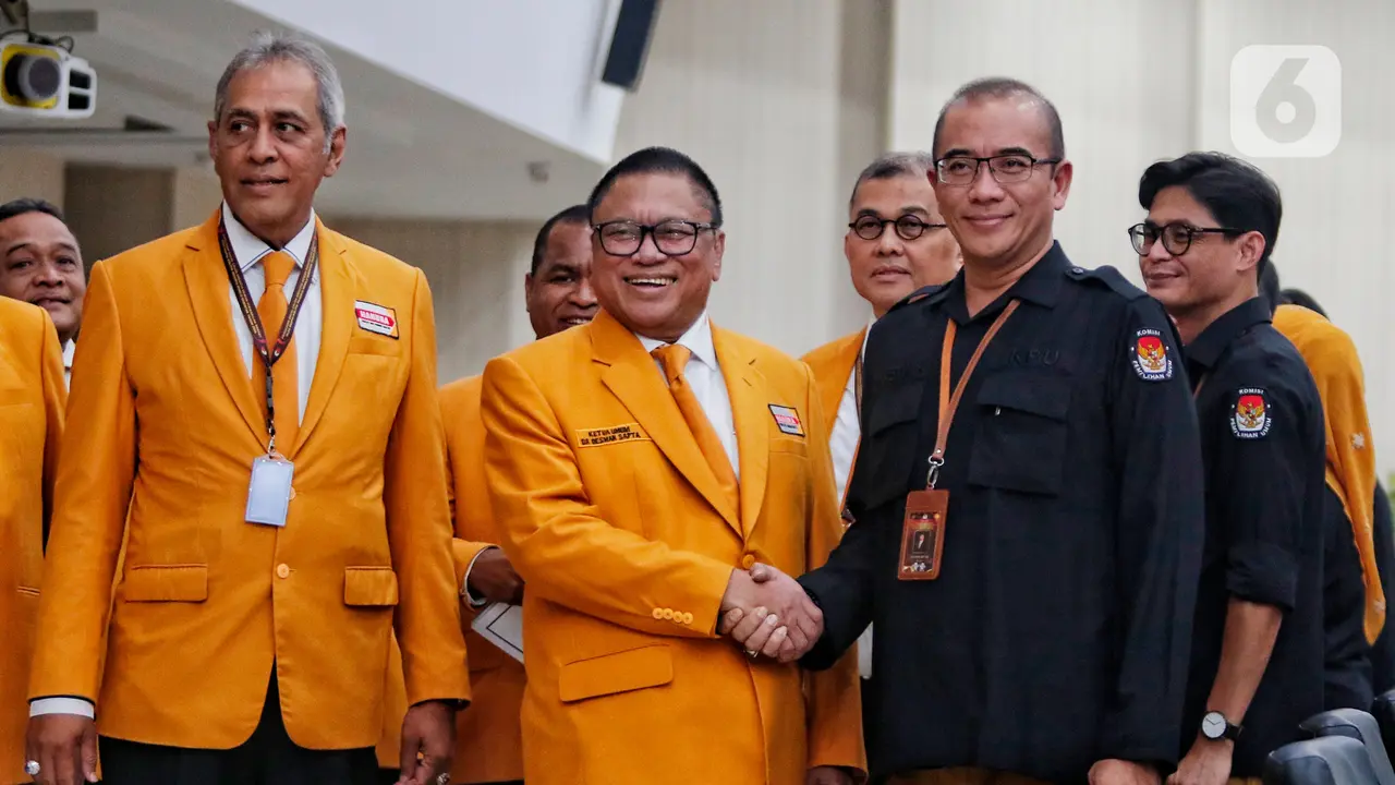 Partai Hanura Daftarkan 580 Bacaleg ke KPU RI