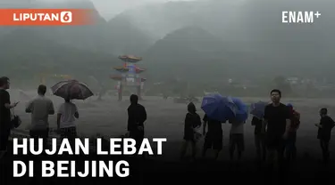 Hujan Lebat Berhari-hari di Beijing Cetak Rekor Jadi yang Terbesar dalam 140 Tahun Terakhir